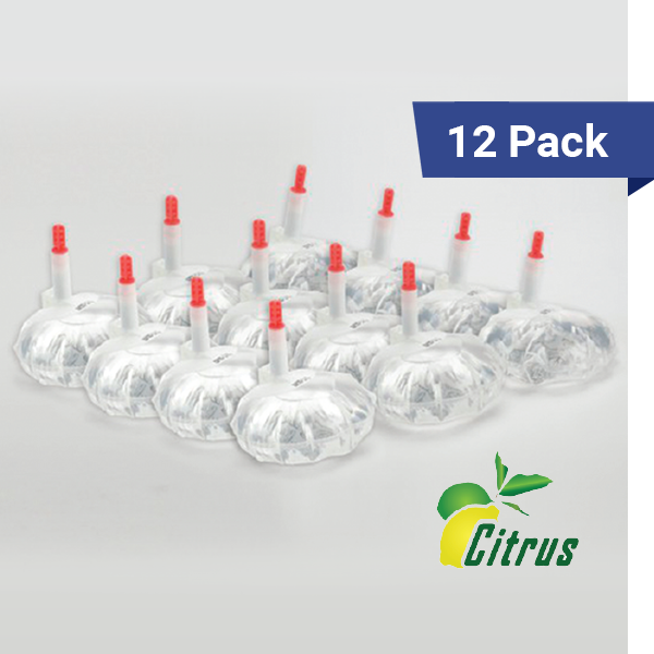 12 pack of 12oz hand sanitizer bulk refills, citrus