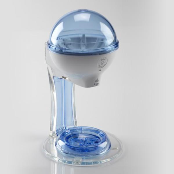 12oz Hand Sanitizer Dispenser White/Blue – Germstar