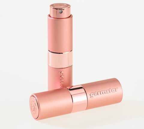 PURLUXE Pink Twist Open Hand Sanitizer Dispenser 15ml