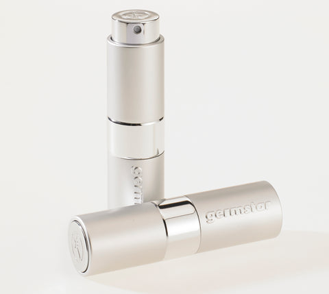PURLUXE Silver Twist Open Sanitizer Dispenser 15ml