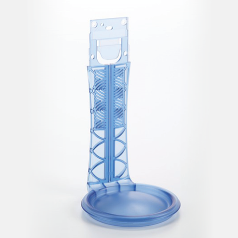 blue drip tray for Germstar hand sanitizer floorstand