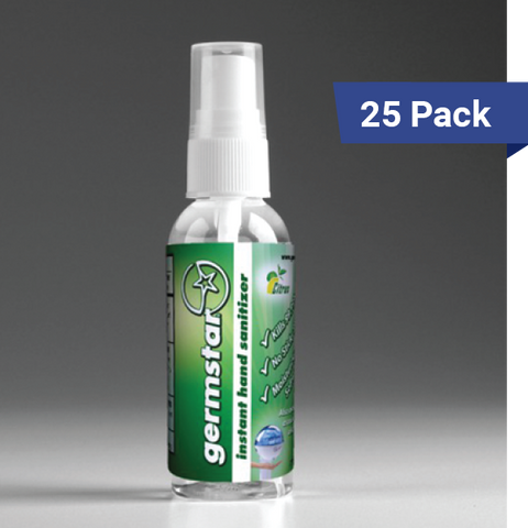 2oz Spray Bottle Mini Hand Sanitizer Bulk - Citrus 25 Pack
