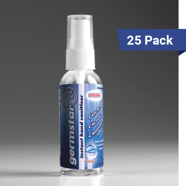 2oz Spray Bottle Mini Hand Sanitizer Bulk - Original 25 Pack