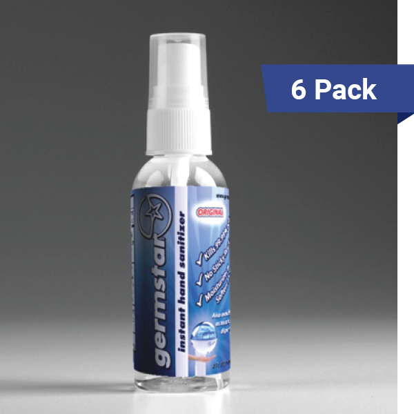 2oz Spray Bottle Mini Hand Sanitizer Bulk - Original 6 Pack