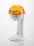 32oz Hand Sanitizer Dispenser with Tablestand in White/Orange