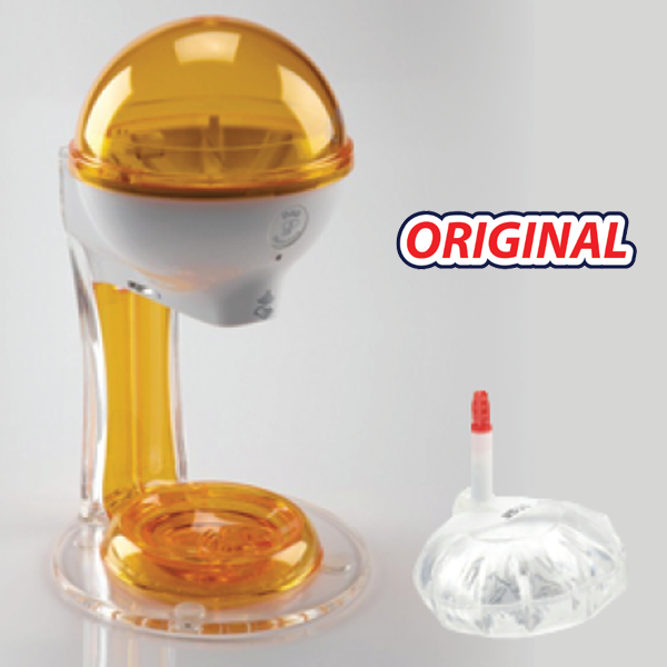 12oz Hand Sanitizer Starter Kit White/Orange with Original refill