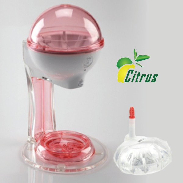 12oz Hand Sanitizer Starter Kit White/pink with Citrus refill